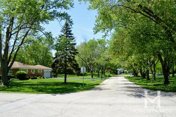 Pleasant Hill subdivision in Wheaton, IL