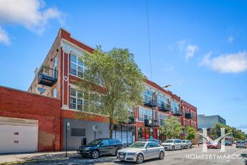 Chandelier Factory Lofts building in the Bucktown neighborhood of Chicago, IL