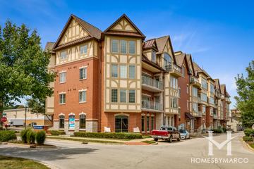 Milestone Row building in St. Charles, IL