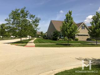 The Villas at Southbury Village subdivision in Oswego, IL