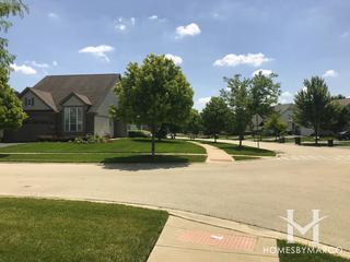 The Villas at Southbury Village subdivision in Oswego, IL