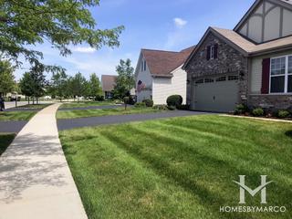 The Villas at Southbury Village subdivision in Oswego, IL