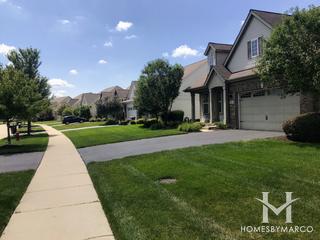 The Villas at Southbury Village subdivision in Oswego, IL