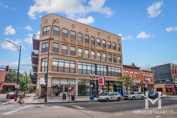 1400 N. Milwaukee building in the Wicker Park neighborhood of Chicago, IL