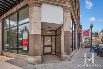 1400 N. Milwaukee building in the Wicker Park neighborhood of Chicago, IL