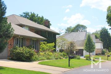 Pheasant Hollow subdivision in Wheaton, IL