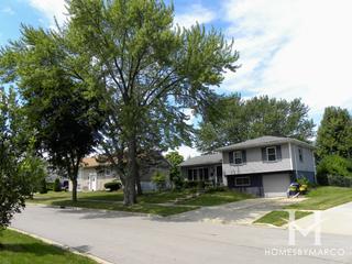 Green Meadows subdivision in Streamwood, IL