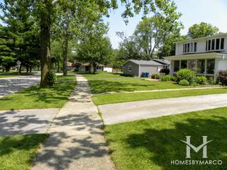 Park View subdivision in Elmhurst, IL