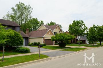 Manchester Woods subdivision in Wheaton, IL