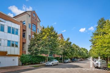 Atrium on St. Paul building in the Wicker Park neighborhood of Chicago, IL