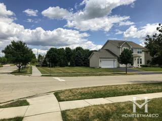 The Oaks At Churchill Club subdivision in Oswego, IL