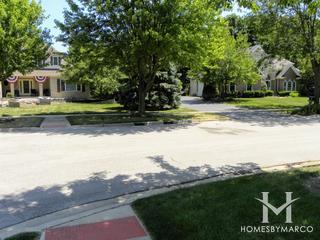 Red Gate subdivision in St. Charles, IL