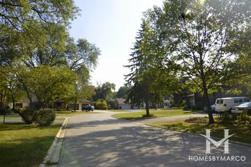 Forestview subdivision in Northbrook, IL