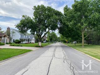 Parkview subdivision in Burr Ridge, IL