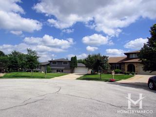 Raintree subdivision in Tinley Park, IL