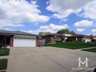 Raintree subdivision in Tinley Park, IL