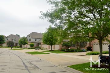 Amber Ridge subdivision in Glen Ellyn, IL