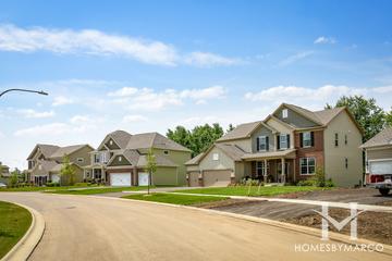 Ashwood Heights subdivision in Naperville, IL