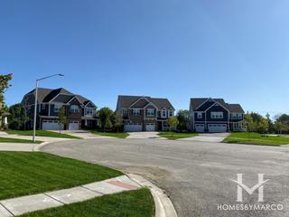 Bergman Pointe subdivision in Hoffman Estates, IL