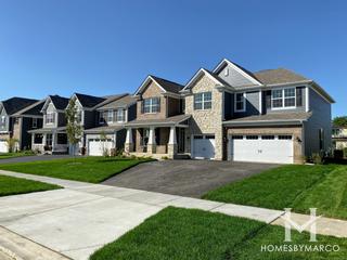 Bergman Pointe subdivision in Hoffman Estates, IL