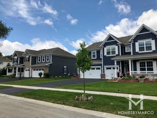 Burlington Meadows subdivision in Naperville, IL