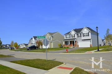 Orchard Meadows subdivision in Mundelein, IL