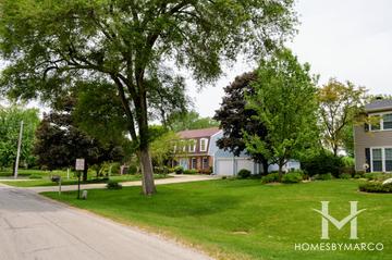 Woodlawn Place subdivision in Wheaton, IL