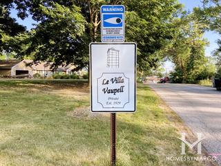 Le Villa Vaupell subdivision in McHenry, IL