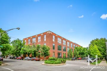Brauhaus Lofts building in the Logan Square neighborhood of Chicago, IL