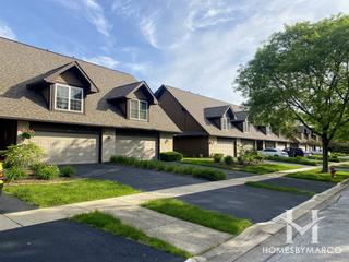 Lake in the Woods subdivision in Darien, IL