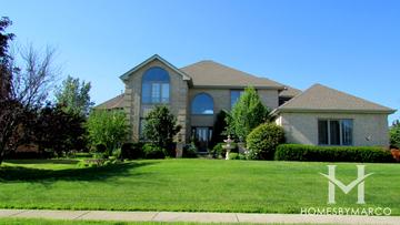Knollwood subdivision in Orland Park, IL