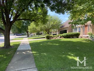 Hidden Creek subdivision in Naperville, IL
