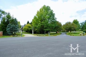 Rolling Hills subdivision in Barrington Hills, IL