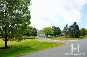 Rolling Hills subdivision in Barrington Hills, IL