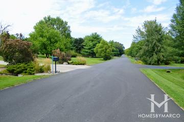 Rolling Hills subdivision in Barrington Hills, IL