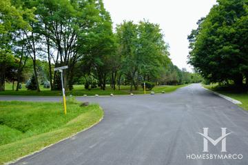 Rolling Hills subdivision in Barrington Hills, IL