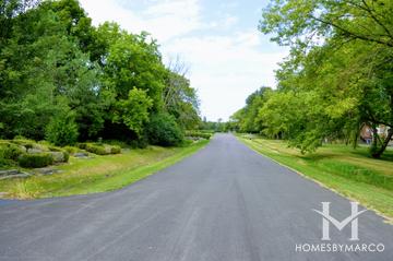 Rolling Hills subdivision in Barrington Hills, IL