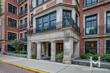 305 W. Fullerton building in the Lincoln Park neighborhood of Chicago, IL