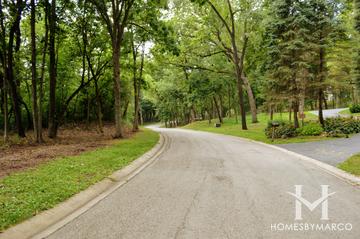 Eagle Pointe subdivision in Barrington Hills, IL