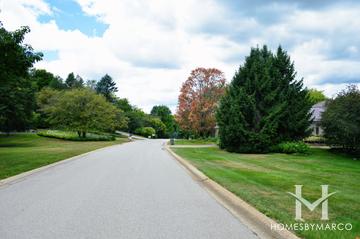 Goose Lake subdivision in Barrington Hills, IL