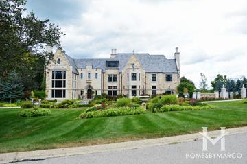 Goose Lake subdivision in Barrington Hills, IL