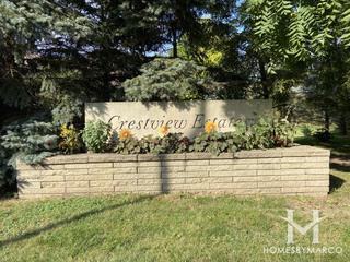 Crestview Estates subdivision in Bolingbrook, IL