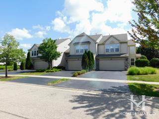 Bradford Place Townes subdivision in Round Lake, IL
