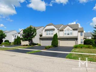 Bradford Place Townes subdivision in Round Lake, IL
