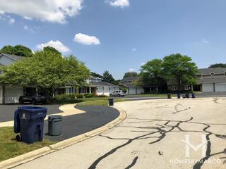 Creekside Court subdivision in Naperville, IL