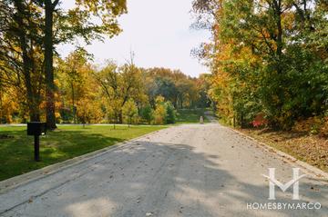 Teiche Woods subdivision in Kildeer, IL