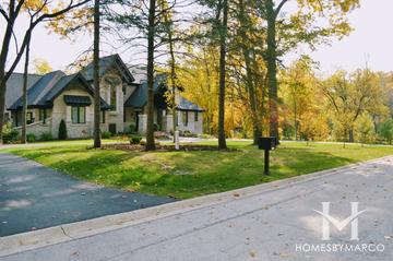 Teiche Woods subdivision in Kildeer, IL