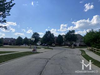 Whispering Meadows subdivision in Roselle, IL