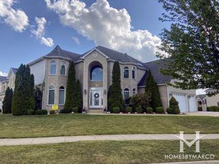 Whispering Meadows subdivision in Roselle, IL