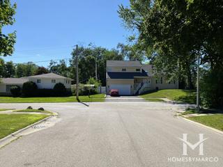 Lilac Lane subdivision in Wheeling, IL